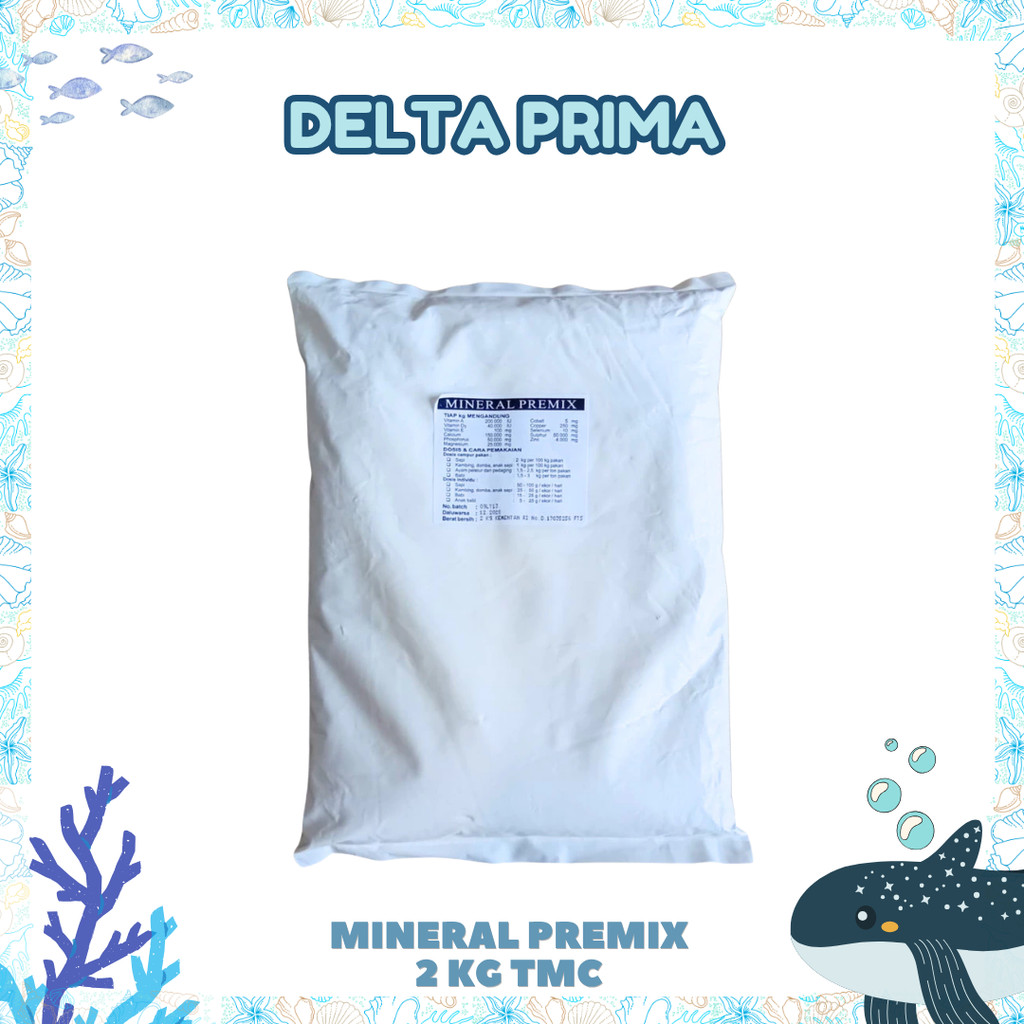 MINERAL PREMIX 2 KG TMC - Vitamin Mineral Untuk Meningkatkan Daya Tahan Pada Ternak & Unggas.