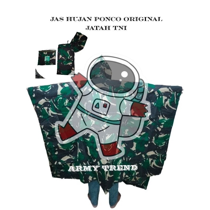 PROMO PONCO LORENG ASLI ORIGINAL JATAH TNI / JAS HUJAN LORENG / JAS HUJAN PONCO LORENG JATAH ASLI TN