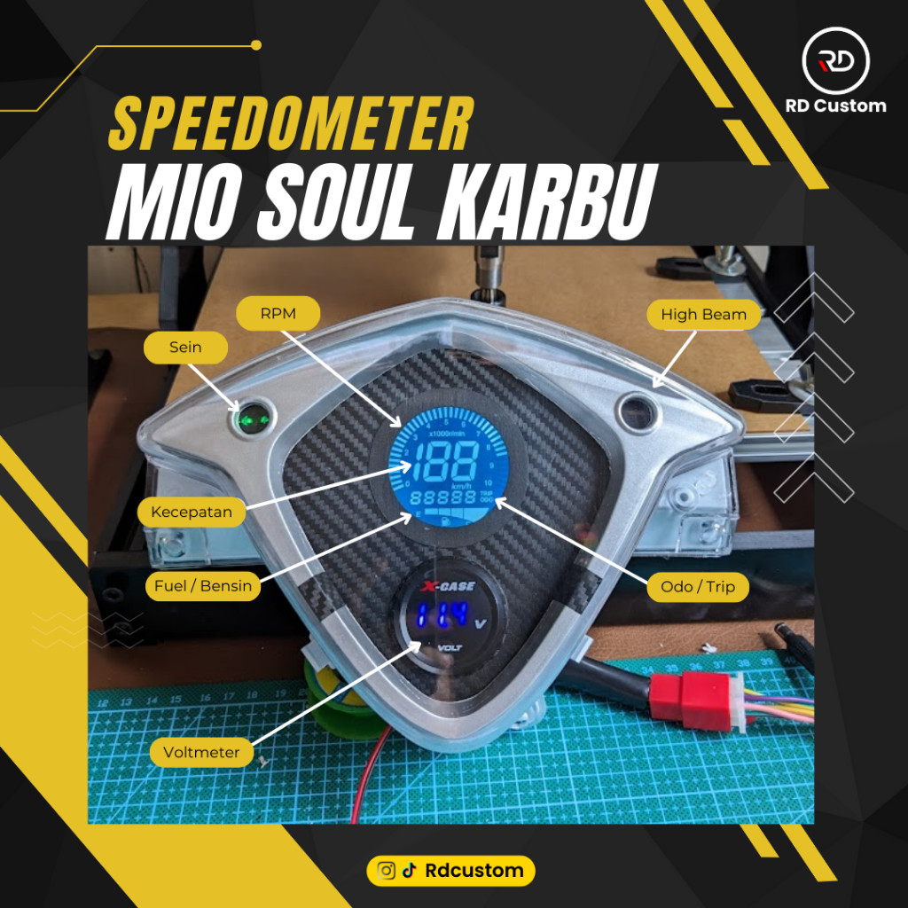 Speedometer Digital Yamaha Mio Soul PNP