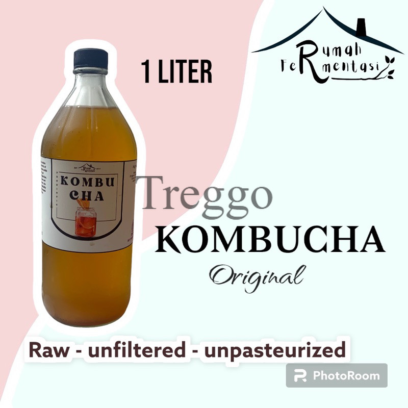 

Promo 1000ml Kombucha Original | By Rumah Fermentasi