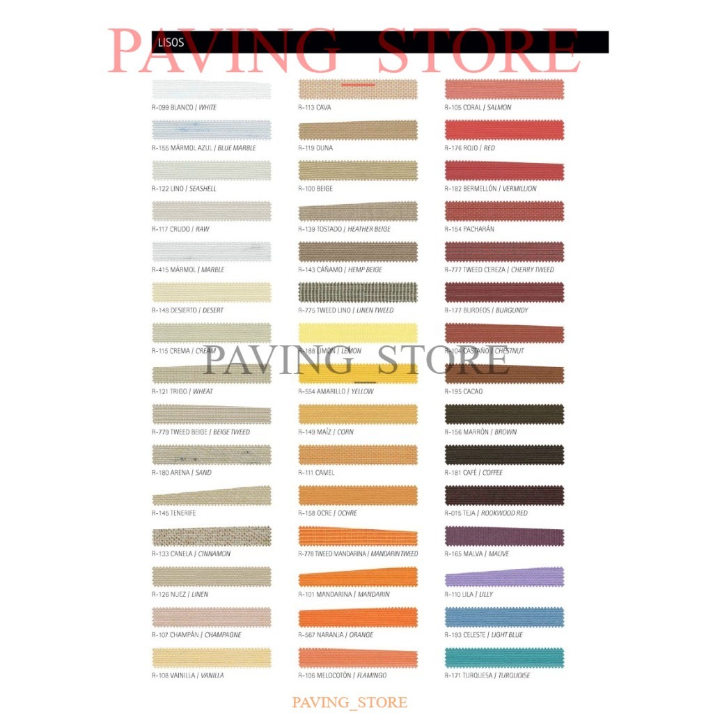 Kain Bahan Canopy Awning RECASENS Fabric