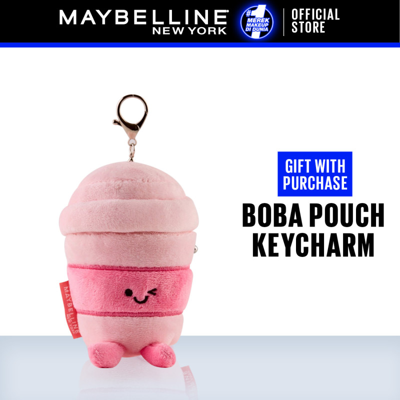 (FREE GIFT - DO NOT ORDER) MAYBELLINE OFFICIAL Boba Pouch Keycharm