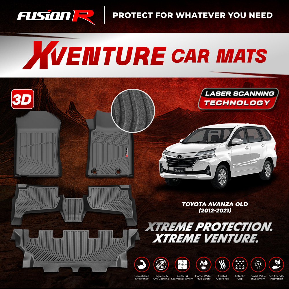 Fusion R Karpet Mobil 3D Xventure Toyota Avanza Old Karpet Lantai Mobil Fusion R Custom Car Fit Prem
