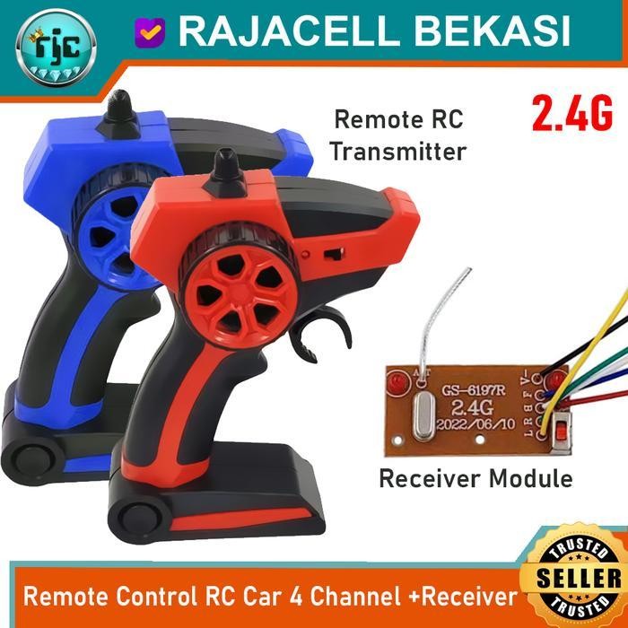 SAMULSHOP Module PCB Remot Mainan RC CAR Remote Control 2.4Ghz 4Ch GS-829T GS-6197R 2.4G Universal