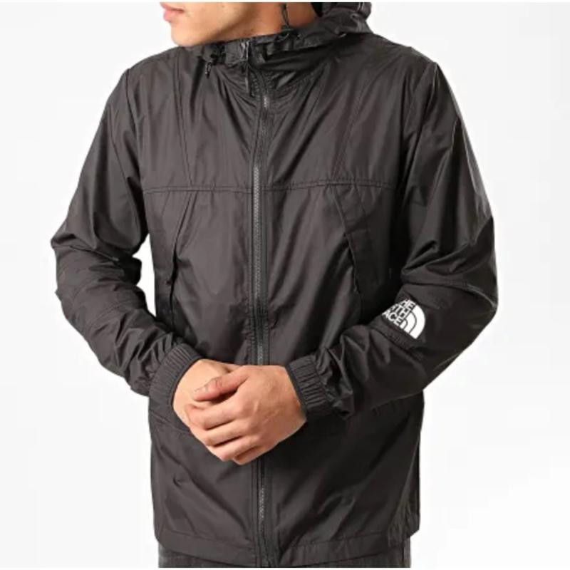 The North Face Windbreaker Jacket Jaket Pelindung Angin Lari Olahraga Outdoor Hiking Traveling Origi