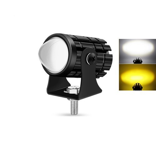 Lampu Tembak Motor 2 Warna Kuning Putih Lampu Sorot Jarak Jauh Super Terang Tanpa Saklar Best Seller