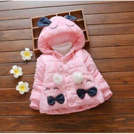 Jaket Winter Anak Pita Lucu Terbaru / Daleman Kain Bulu Hangat