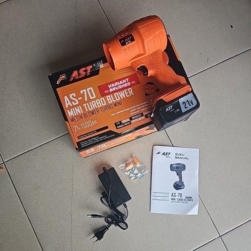 Mesin Turbo Blower Mini Baterai Lithium Cordless