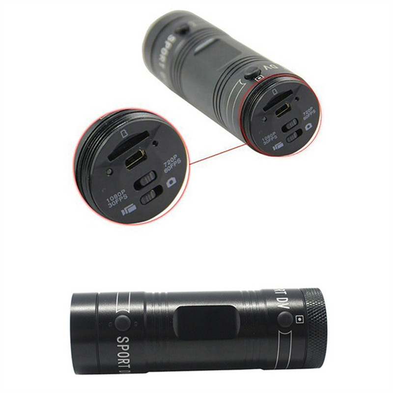 L07A-F9 Mini Sports Camera 1080P 200W Outdoor Riding Motorcycle Helmet Sports DV Camera Video Waterp