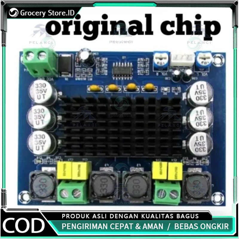 Kit Power Amplifier XH-M543 TPA3116 D2 2 x120W Stereo Mono Channel Digital Audio Power Amplifier Boa