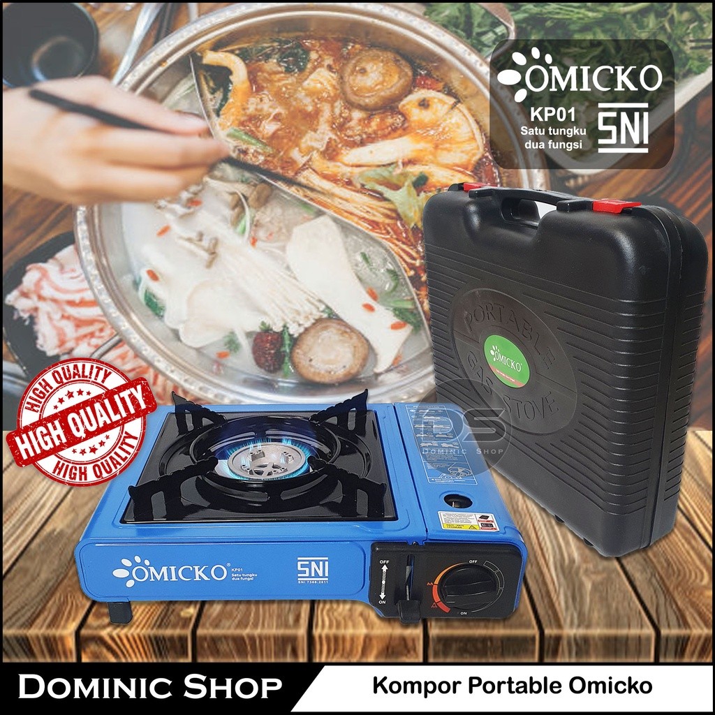 Kompor Portable Omicko / Kompor Gas / Kompor 1 tungku