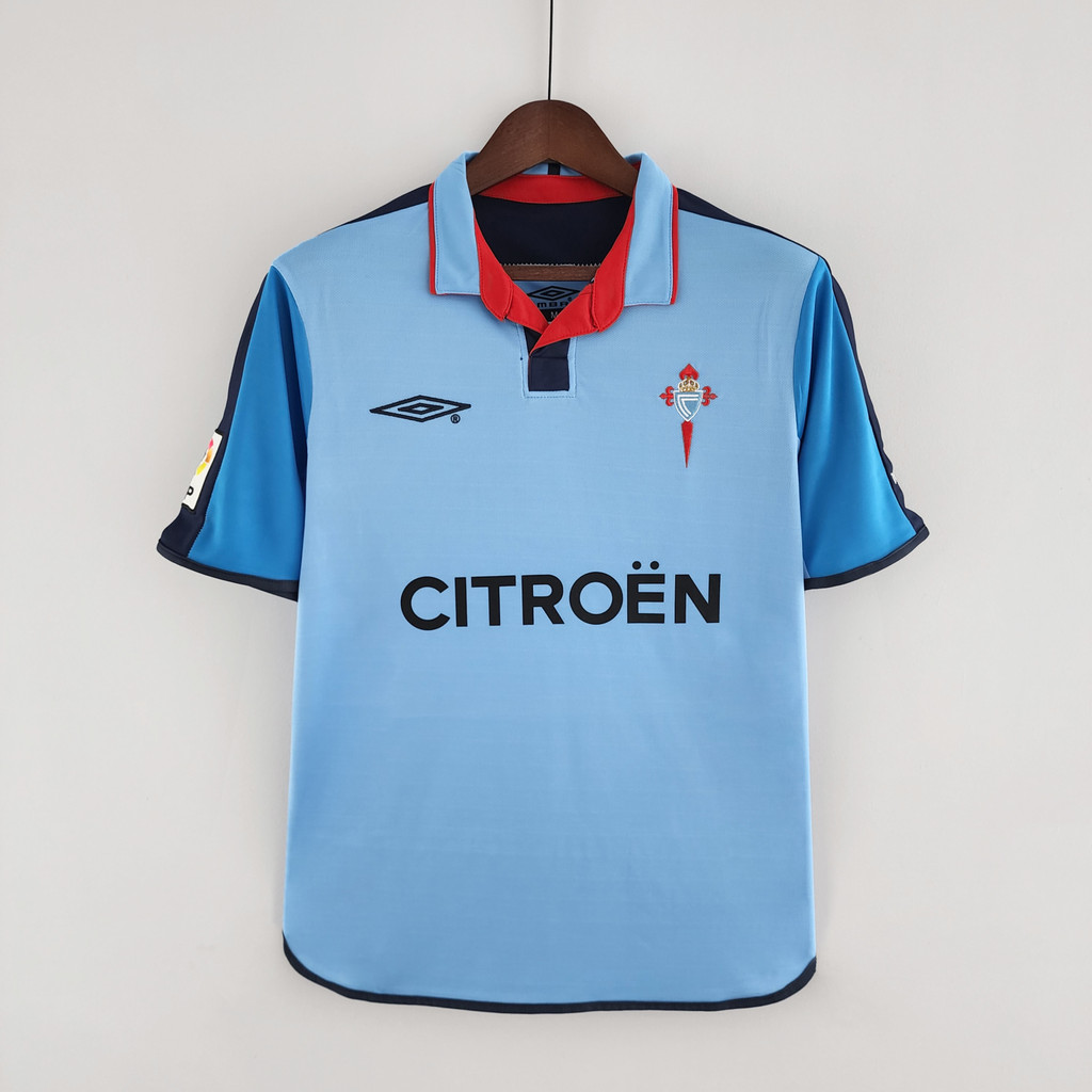 Jersey Retro 02/04 Celta home A49 T shirt pria