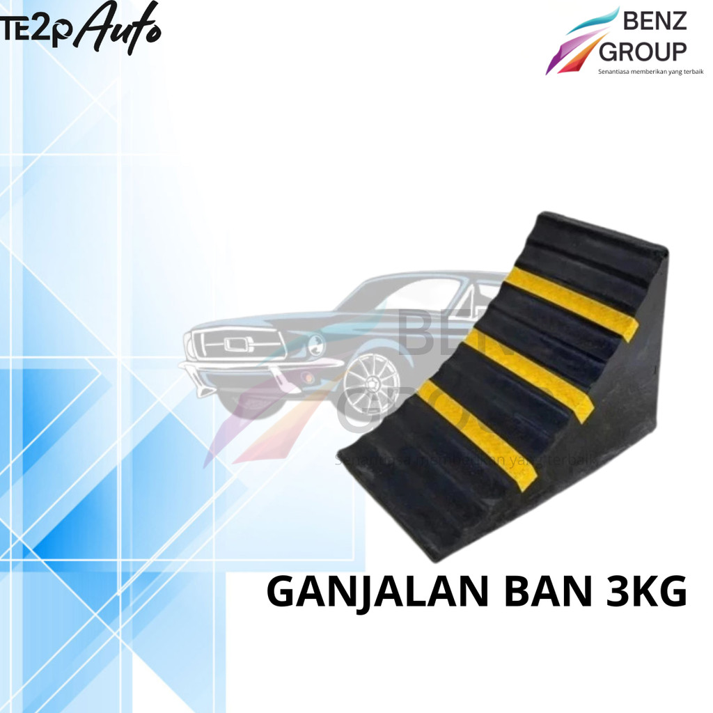 Ganjalan Ban Mobil Truck - Karet Pengganjal Ban Mobil Besar - Karet Pengganjal Parkir Ban Ganjal Rod
