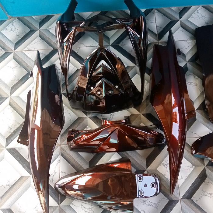 Bodi Halus Mio Soul Karbu Warna Moonlight Red - Cocok untuk STNK Merah - Motorcycle Kendaraan