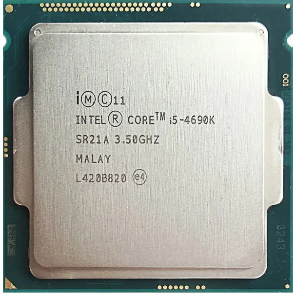 Intel Core i5 4690K i5-4690K 3.5 GHz Used Quad-Core Quad-Thread 88W 6M CPU LGA 1150