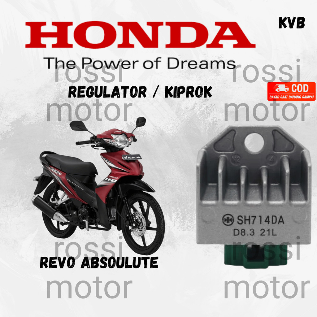 REGULATOR KIPROK REVO ABSOLUTE (KVB) | SPAREPART ORIGINAL SUKU CADANG SEPEDA MOTOR