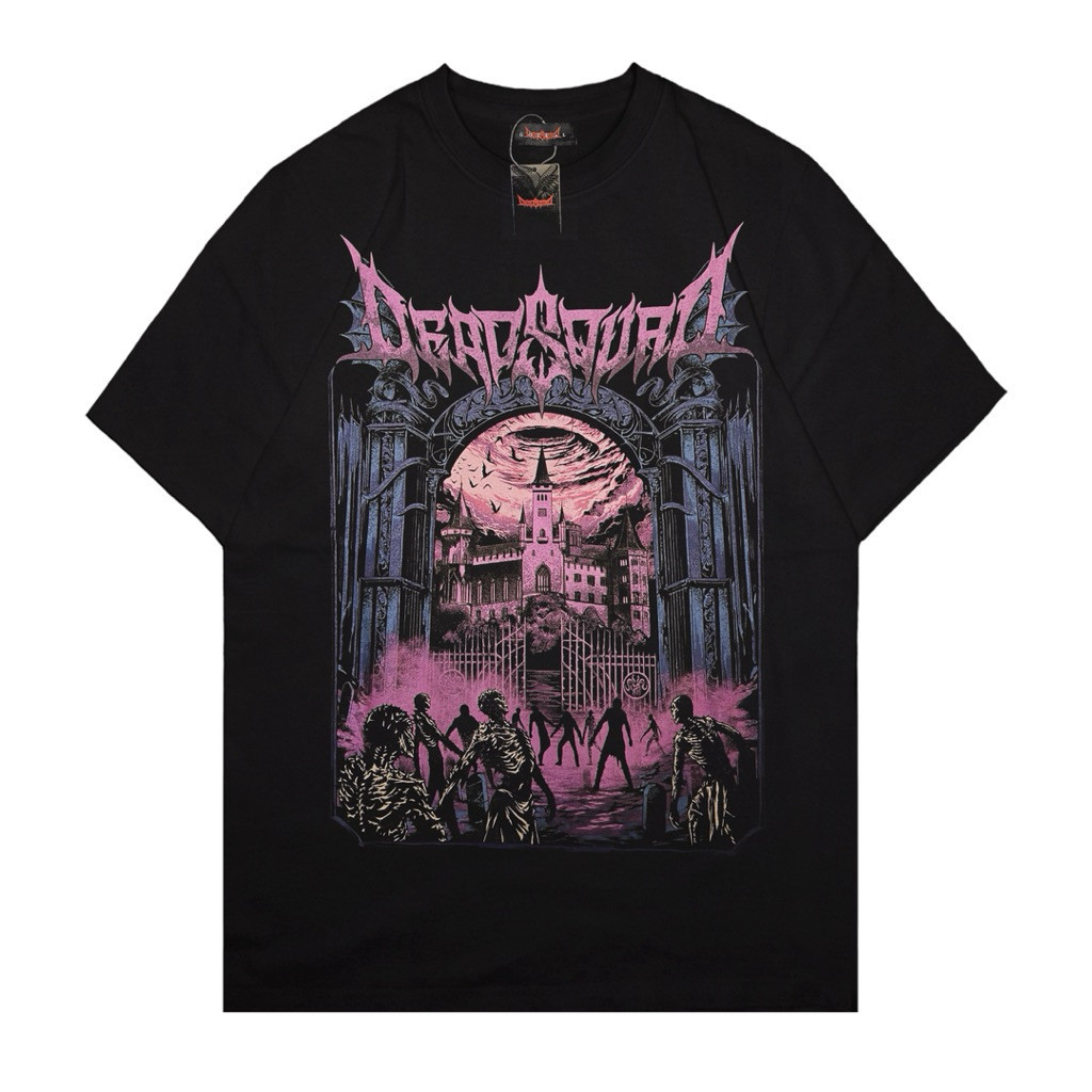 XtremeMerch Deadsquad "Castel" Merchandise Katun Print Oversized Kaos 100% Original Tshirt