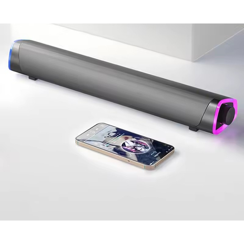 Salange V8 Sound Bar USB Wired Speakers Bar Stereo Speaker For Projector PC Laptop Phone Computer 3.