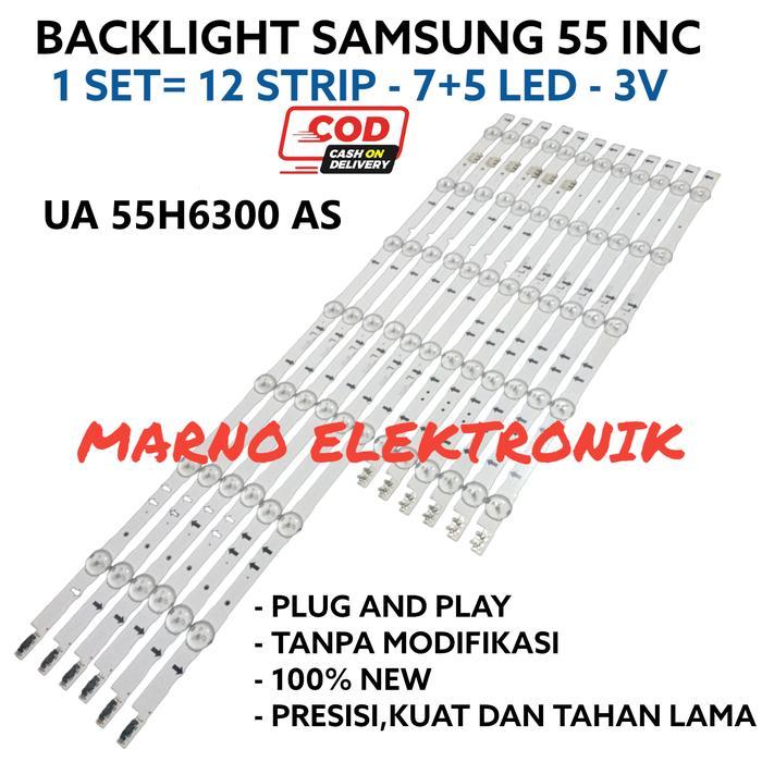 BACKLIGHT SAMSUNG 55 IN 55H UA 55H6300AS UA55H6300 UA55H6300 BL TERBAIK...