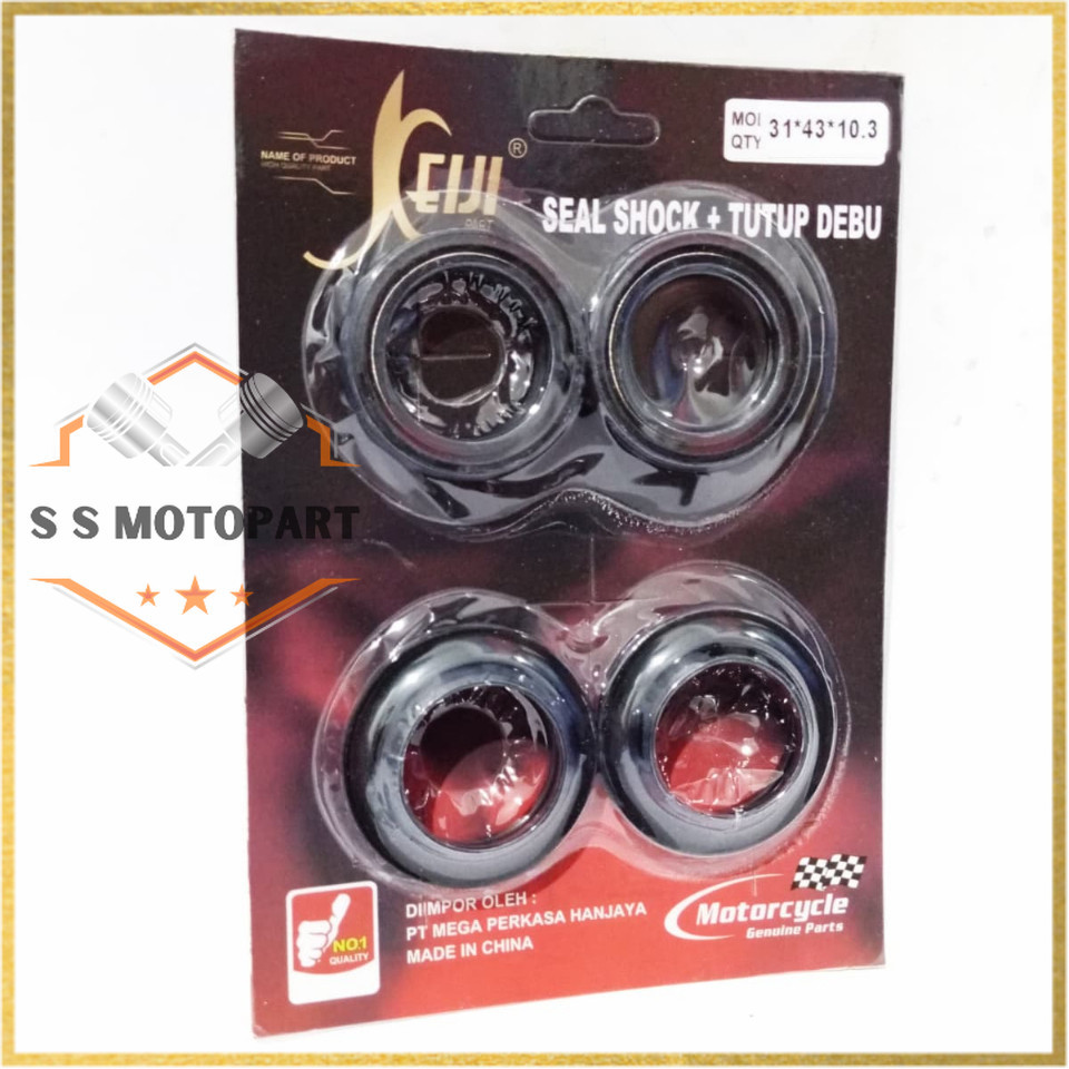 Seal Shock + Tutup Debu GL PRO 31X43X10.3 Ori Keiji