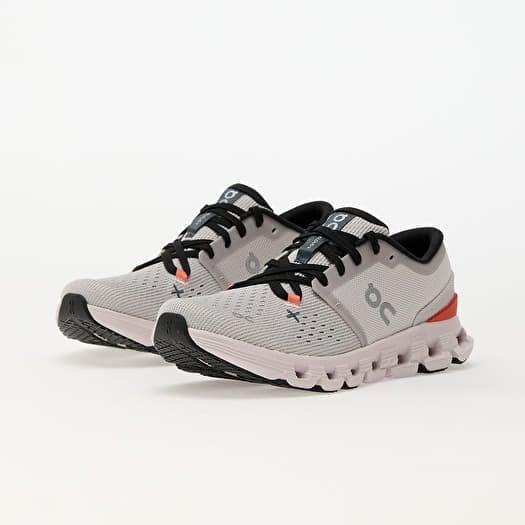 Sepatu Running On Cloud X4 Men’s Silver / Flame