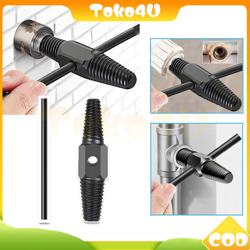 pipe screw extractor/bolt pipe screw extractor baut penarik pipa keran tembok/alat pembuka kran pata