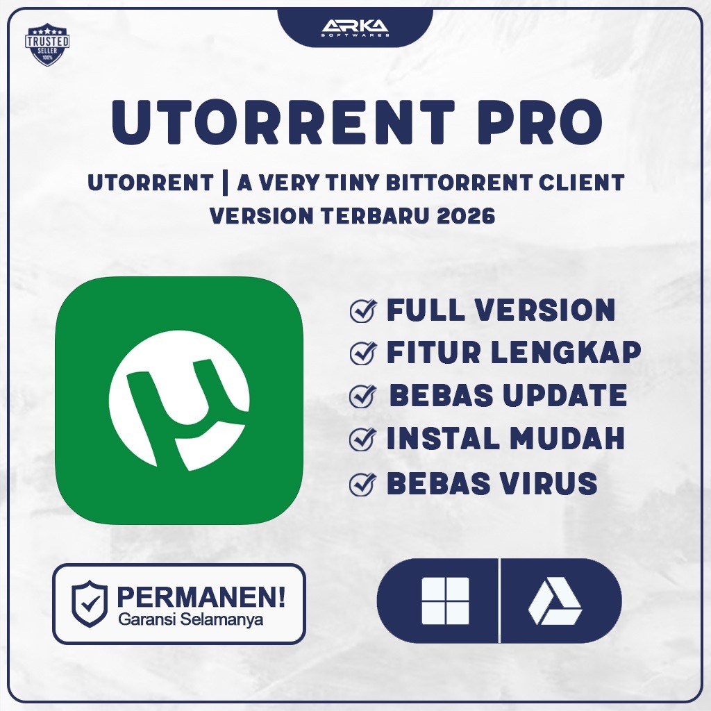 uTorrent Pro 2026 Full Version Original Lifetime | Software Download Torrent + Panduan Instalasi Win