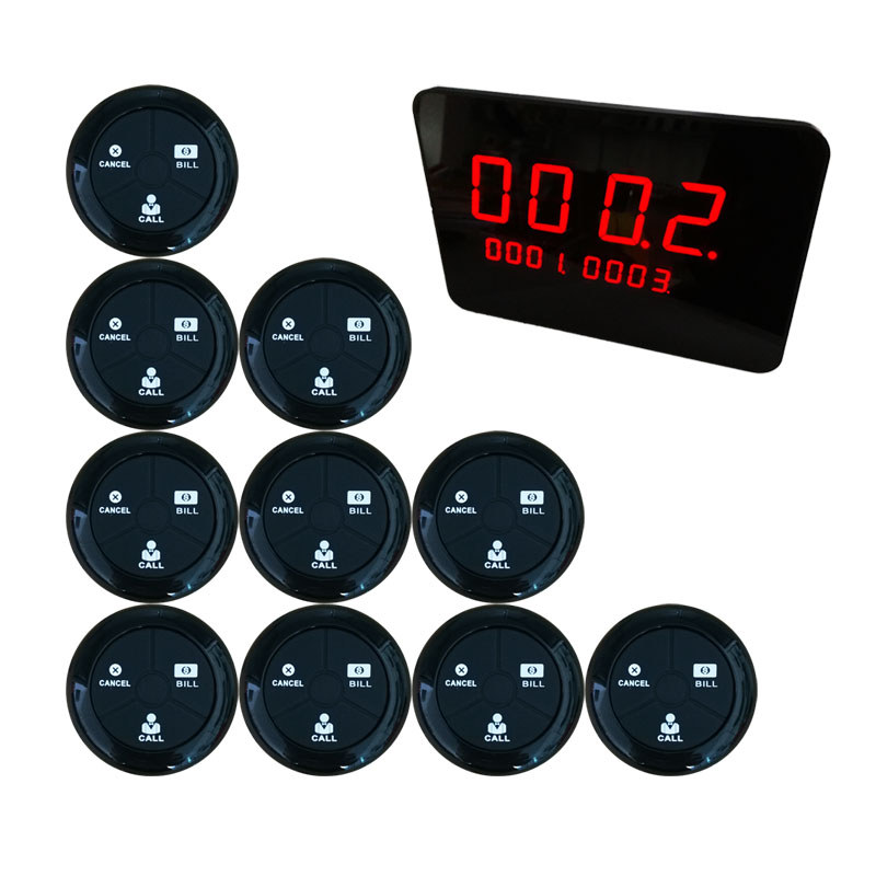 Wireless Restaurant Pager  Waiter Calling System Call Bell System for Fast Restaurant Cafe