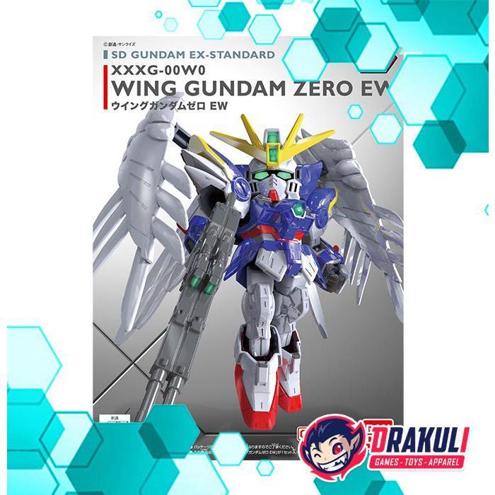 BANDAI Plamo SD Gundam Ex-Standard Wing Gundam Zero EW 004