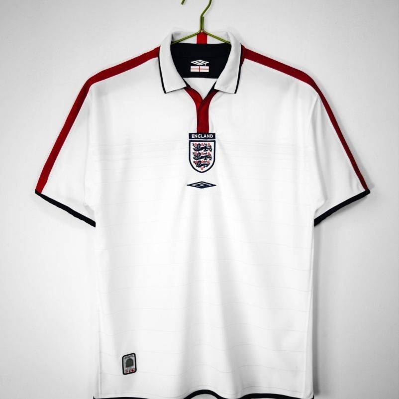 Jersey 2004 England Home A70 T shirt pria