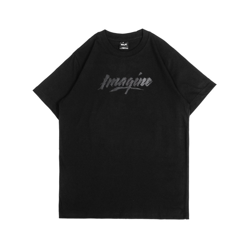 Imagineco Kaos Lengan Pendek Hitam "Aston"