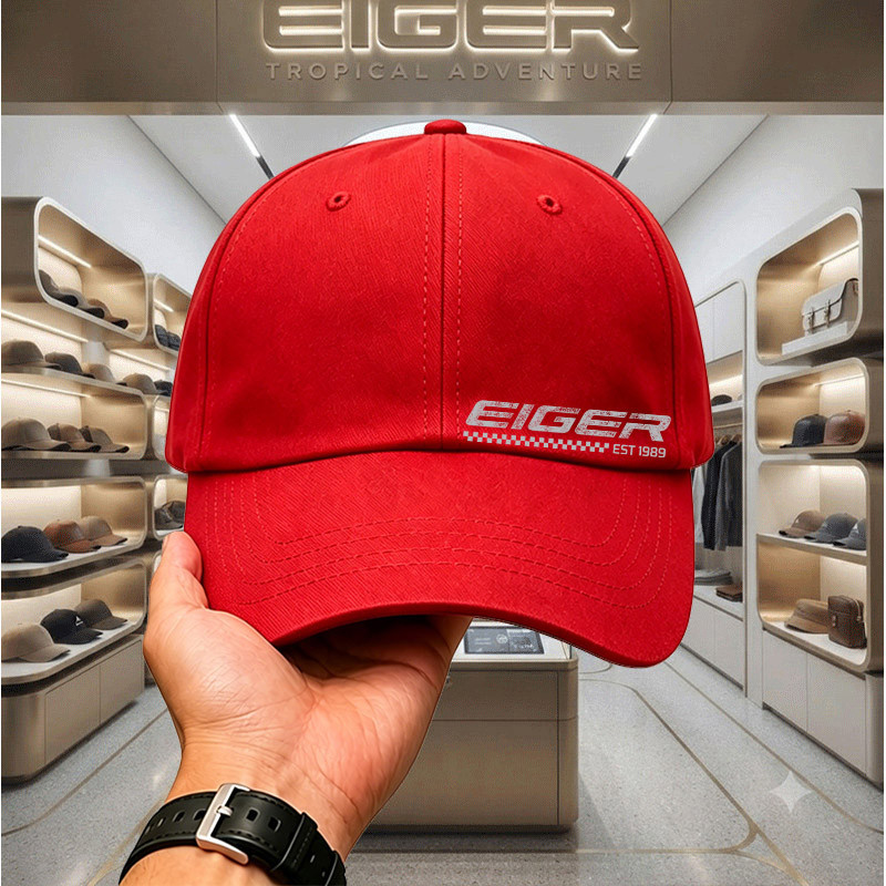Topi Eiger Pria Laki Laki Dewasa Trend Sekarang Murah Berkualitas Distro Keren Kekinian Simpel Sport