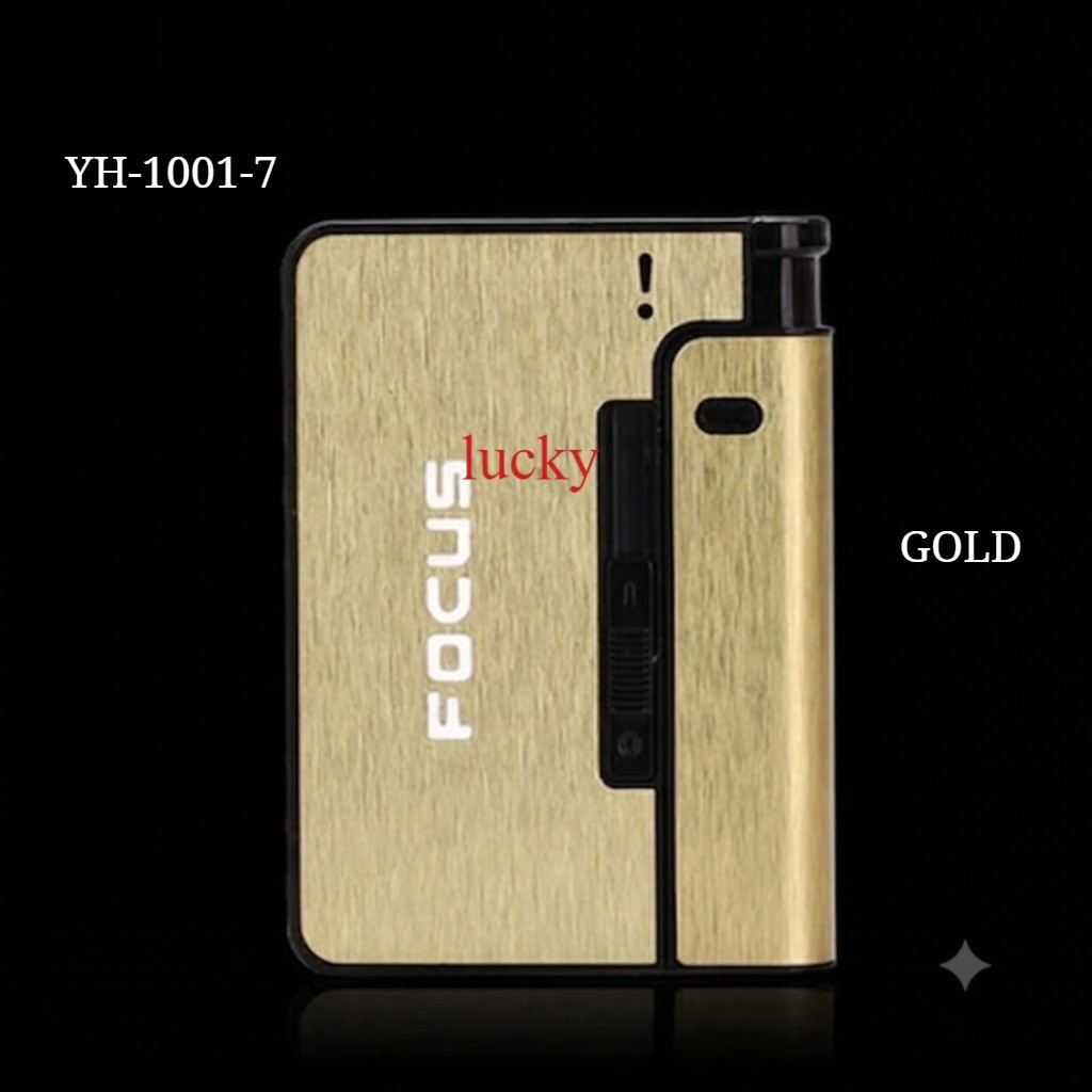 Kotak Tempat Korek Cigarette Case with Lighter Slot YH-1001-7