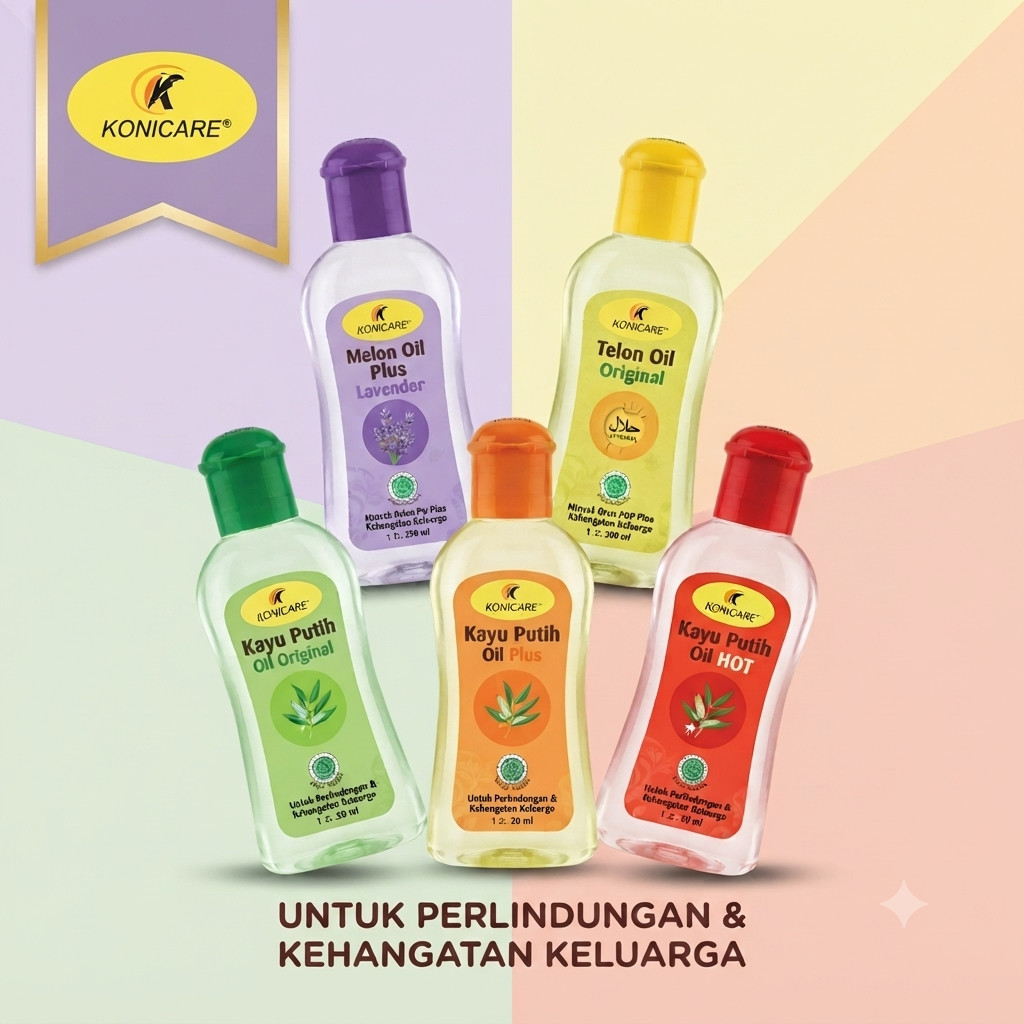 KONICARE MURAH MINYAK TELON / KAYU PUTIH  / PLUS / BEDAK / HAIR LOTION / BABY BATH 2IN1 BAYI ANAK KO