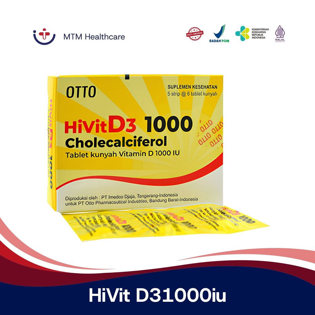 HIVIT D3 1000 IU BOX 30 TABLET