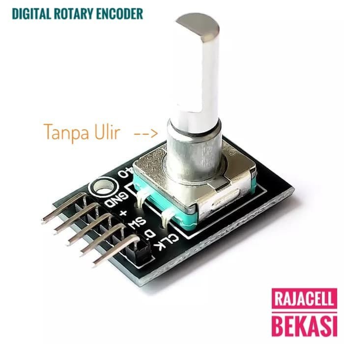 RJC Rotary Encoder Code Switch 5pin + Push button with PCB Breakout board