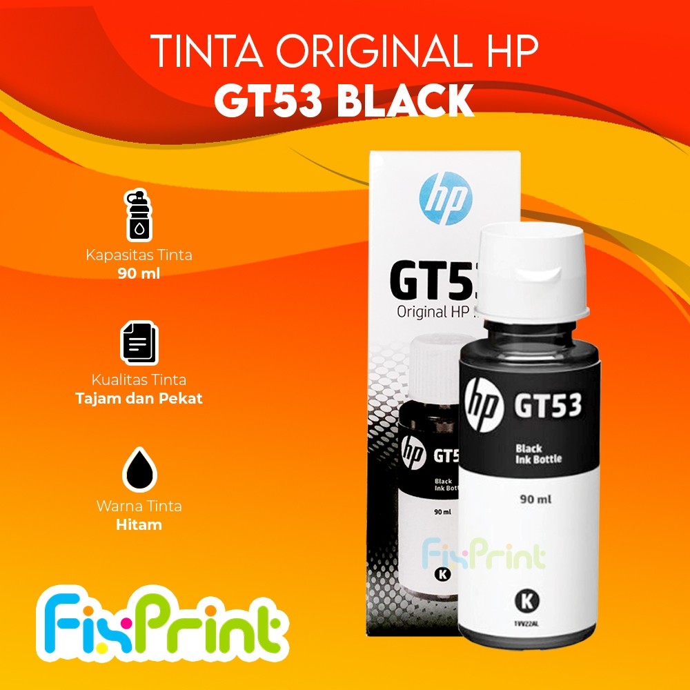 Tinta HP Original GT52 Yellow Cyan magenta Black M0H56A 70ml Printer Ink Tank 115 315 415 319 419 GT