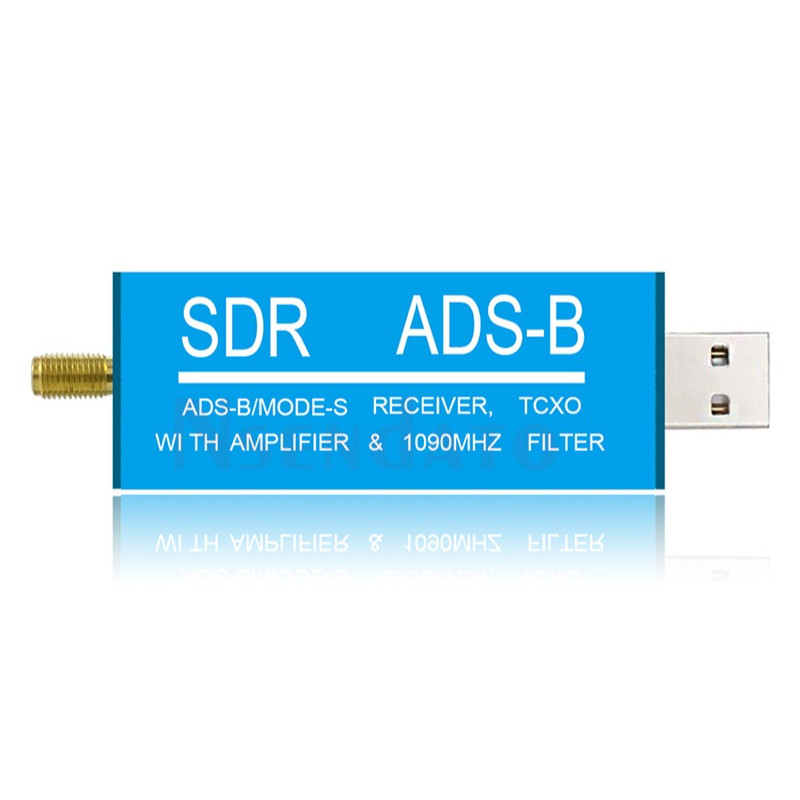 RTL2832U ADS-B Mode-S USB SDR TV Receiver Built-in RF Amplifier 1090MHz Bandpass Filter Radio SDR Ba