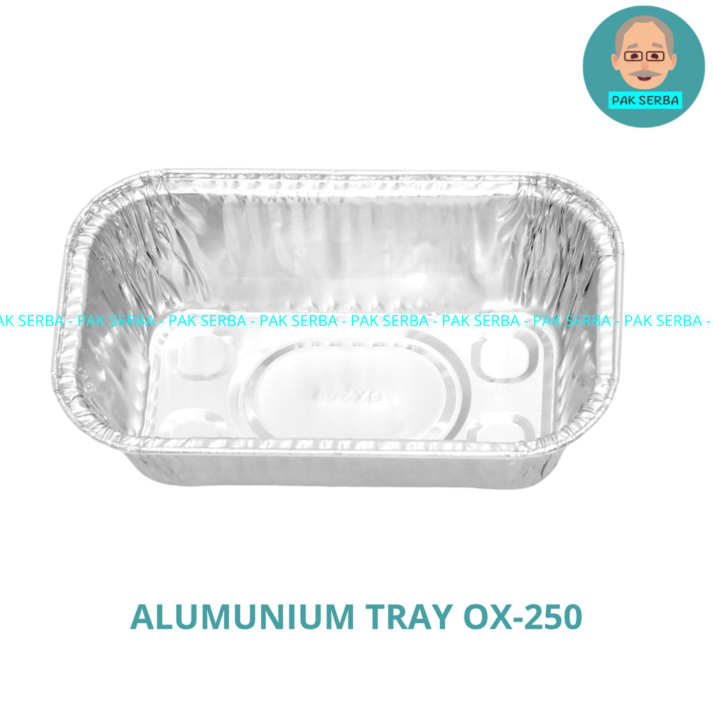Aluminium Foil Cup OX 250 Cup Tutup Pisah