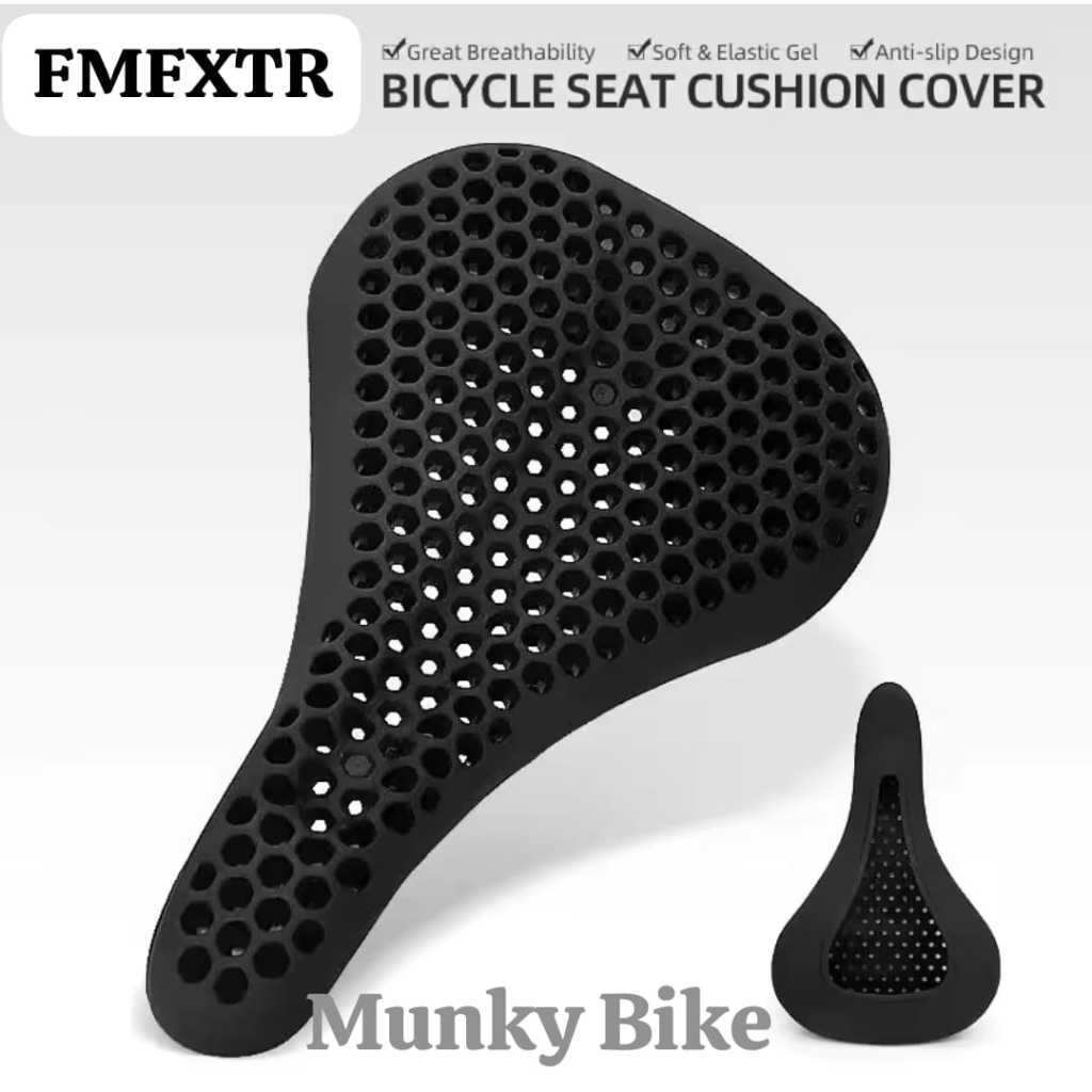 Foto FMFXTR Saddle Cover Sarung Jok Sadel Sepeda Bike Silicone Honeycomb Breathable Seat Cushion Hollow Waterproof