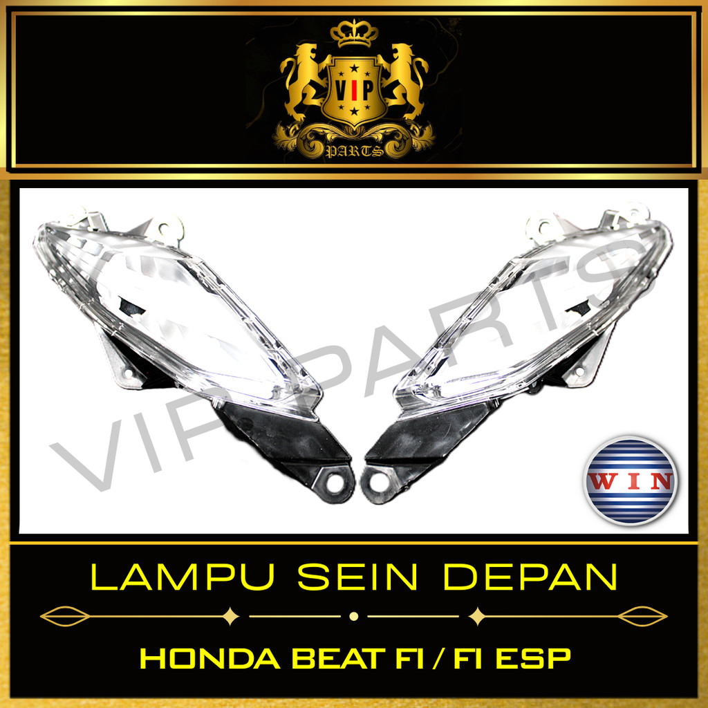 VIP-PARTS/WIN-LAMPU-SEIN-DEPAN/FRONT-WINKER/SEN/RITING/BLINKER/TURN-SIGNAL/MOTOR/HONDA/BEAT-FI/FI-ES