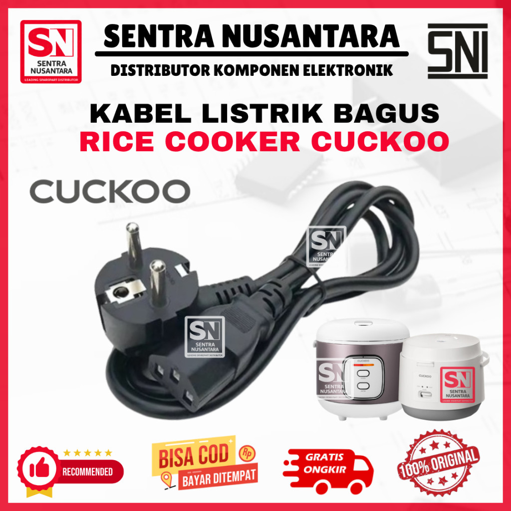 KABEL RICE COOKER MAGICCOM CUCKOO | COK KABEL MAGICCOM CUCKOO | KABEL LISTRIK MAGICCOM CUCKOO ANTI K