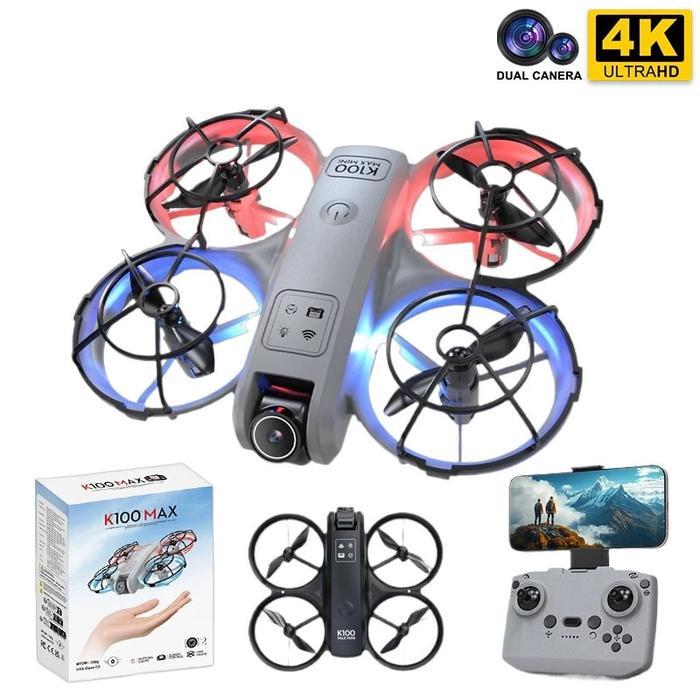 Mini Drone GT3 Pro FPV Vs Drone K100 Max Camera Optical Flow Drone Aerial 360 Flip Drone FPV - K100 