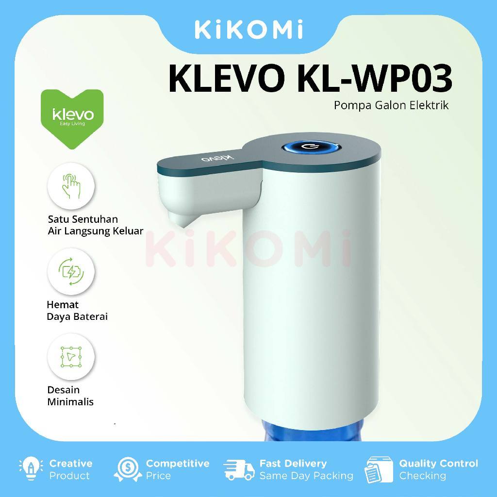 KLEVO KL-WP03 POMPA GALON ELECTRIC Rechargeable Type C Dispenser Air Minum USB Charge