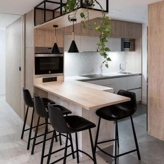kitchen set mini bar dapur kecil minimalis custom furniture terbaru