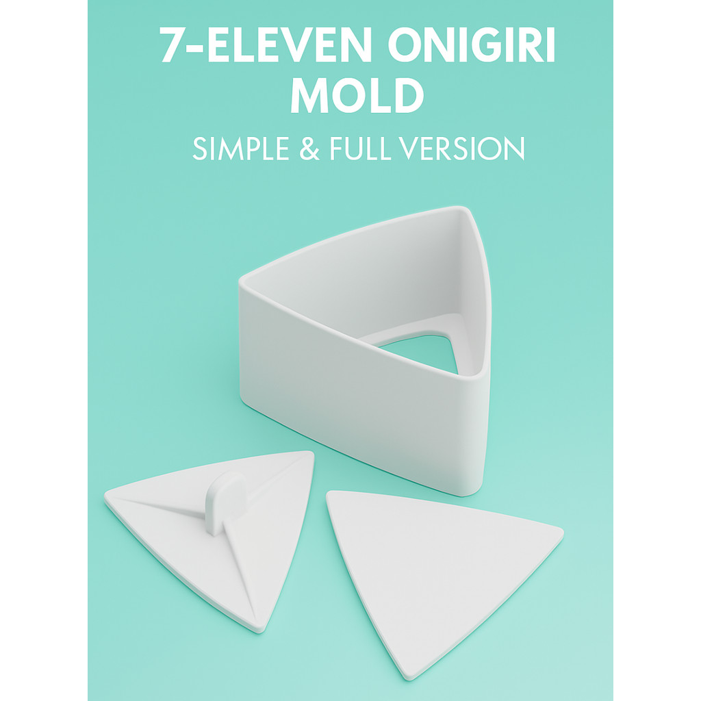 Cetakan onigiri mold press segitiga onigiri maker style 7 eleven