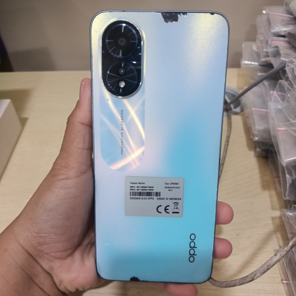 Handphone Oppo A18 Ram 4/128GB ( Batangan, Cek Minus 11 ) 775833