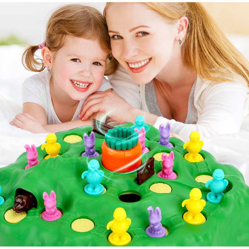 Venturing Funny Bunny Game/Board Game/Family Game/Mainan Edukasi Anak/Mainan Ular Tangga/Education T