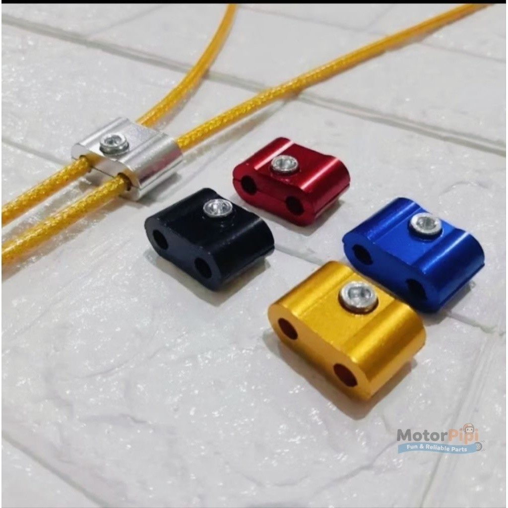 KLEMAN GAS SELANG REM DEPAN/GEMBOK SELANG REM GAS UNIVERSAL-cod-motorpipi