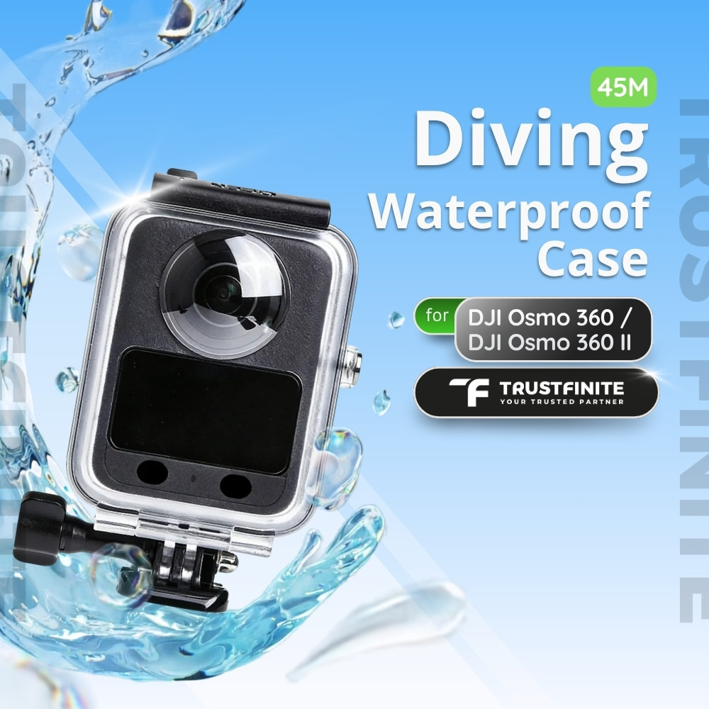 45m Diving Waterproof Case DJI Osmo 360 / DJI Osmo 360 II - Housing Waterproof DJI Osmo 360 / DJI Os